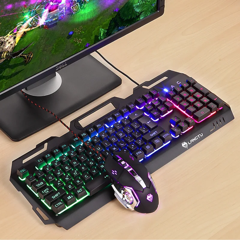 

K006 Game Keyboard 104 Key Esports Game RGB Wired Backlit Mechanical Touch Game Keyboard For Desktop Computer Laptop