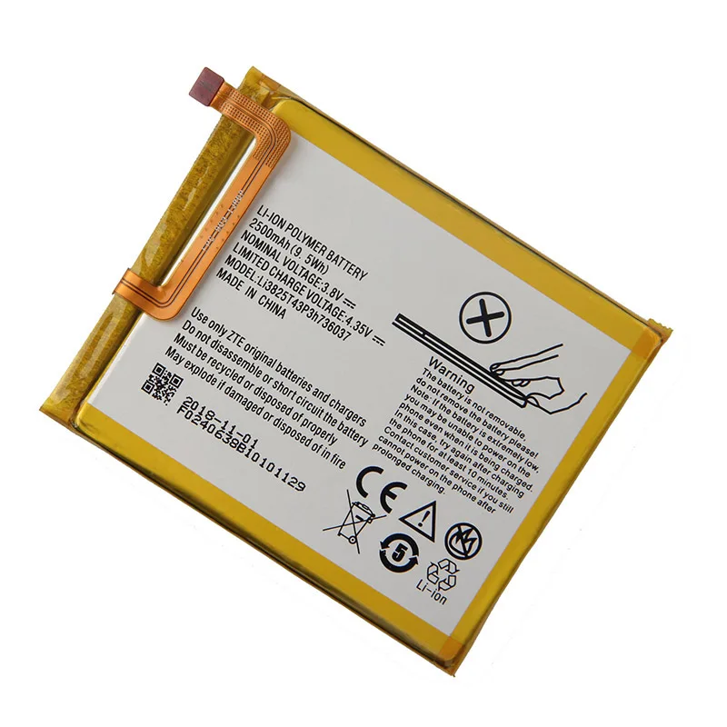 Original Li3825T43P3h736037 Phone battery For ZTE Blade A2 Blade V7 Lite Dual SIM BV0720 2500mAh Original Li3825T43P3h736037 Phone battery For ZTE Blade A2 Blade V7 Lite Dual SIM BV0720 2500mAh