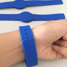 125 кГц ISO EM4100 совместимый ID силиконовый браслет для часов водонепроницаемый rfid браслет