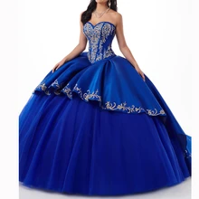 Превосходное платье для девочек 15 anos, милое платье 16, милое атласное фатиновое платье с вырезом, Пышное Платье