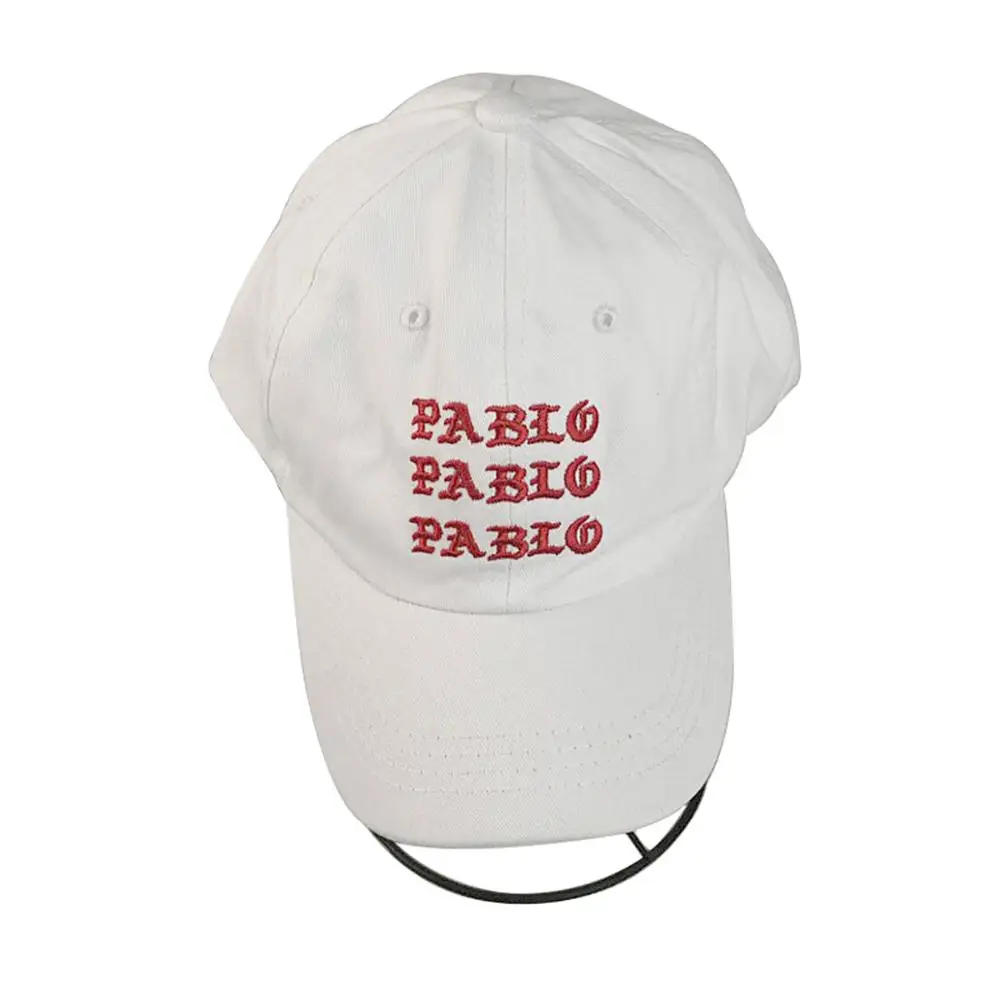 

DOLEFT 2019 Letter Pablo Baseball Caps For Men Women Adjustable Embroidery Snapback Caps Cotton Outdoor Streetwear Trucker Hat