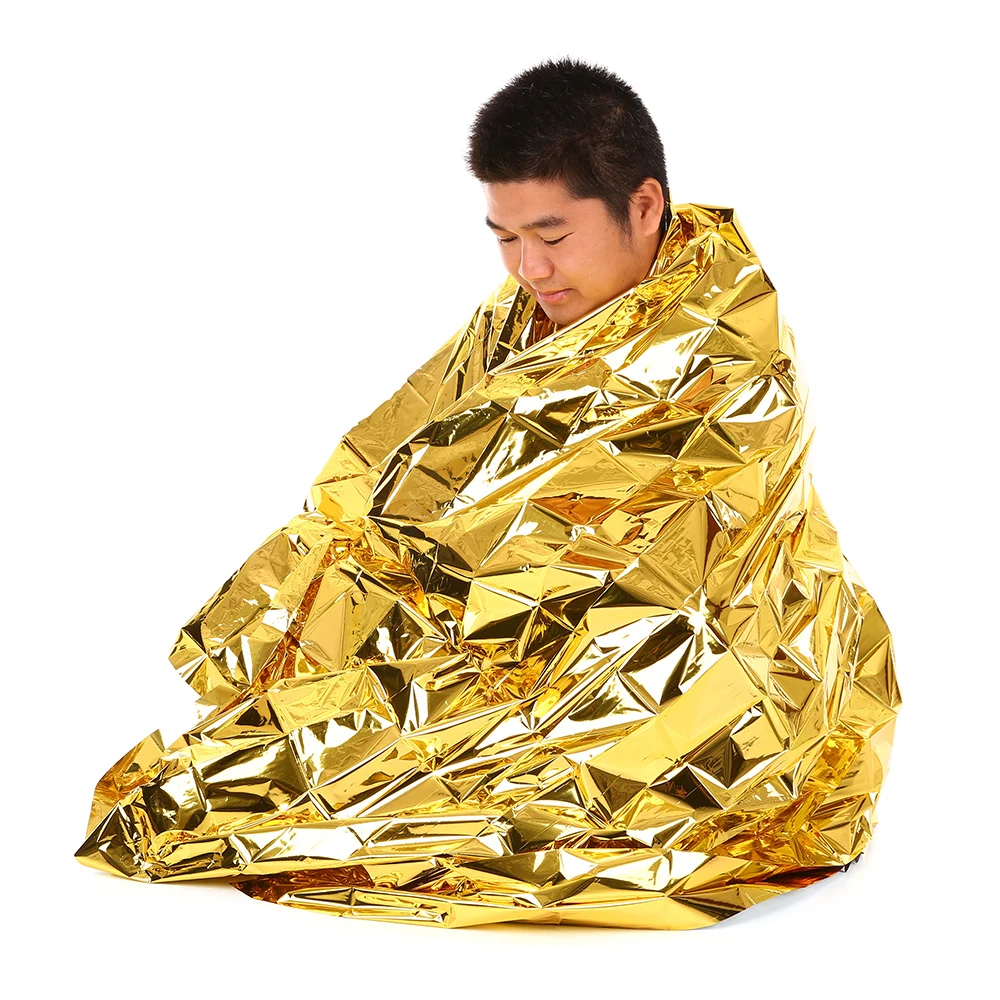 210*130CM Survive WaterProof Emergency Blankets First Aid Rescue