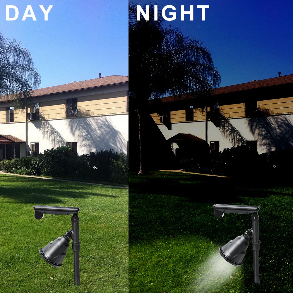 18led Solar Sensor Light Led Garden Lawn Path Light Induction Solar Spotlight Lamp Outdoor Emergency Lighting Waterproof IP65