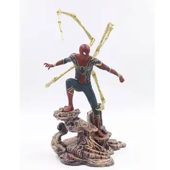 

28CM Super Hero Spiderman Action Figures Toys Movable Claws Status Brinquedos Anime Spider Man Collectible Model Boys Toy Gifts