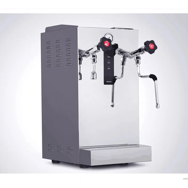 

220V Full-automatic 8L Commercial Steam Boiling Water Machine Milk Bubble Machine Espresso Coffee Milk Foam Frother Machine