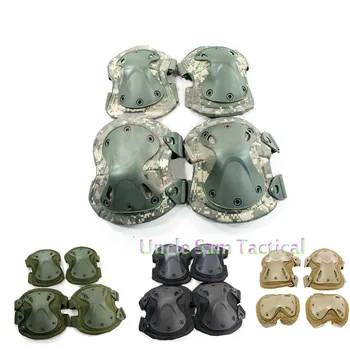 

Tactical Paintball Protection Knee Pads & Elbow Pads Set Military Combat Protective Pad Set GearHunting Accessories