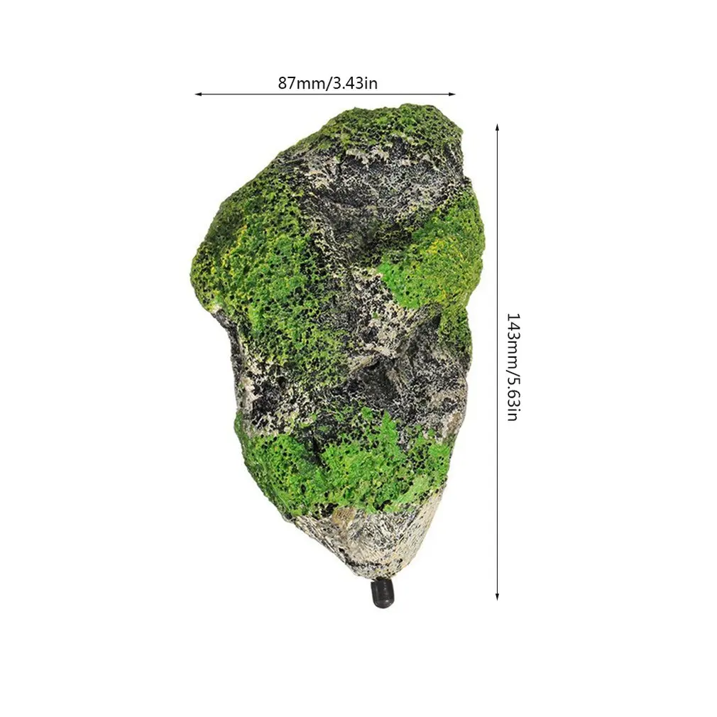 Моделирование плавающий камень аквариума ландшафтное украшение Sci-fi искусственные водоросли ландшафтный камень подвесной камень