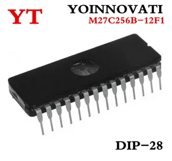 

10pcs/lot M27C256B-12F1 M27C256B 27C256 EPROM UV 256KBIT 120NS DIP-28 IC