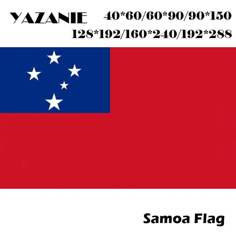 YAZANIE 60*90 см/90*150 см/120*180 см/160*240 см большие флаги и баннеры Самоа № 4 3*5 футов