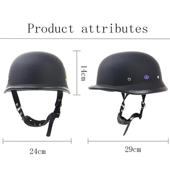 

Motorcycle Helmets Half Face Retro Personality Bike Cruiser Chopper Half-Covered Adult Man Helmet