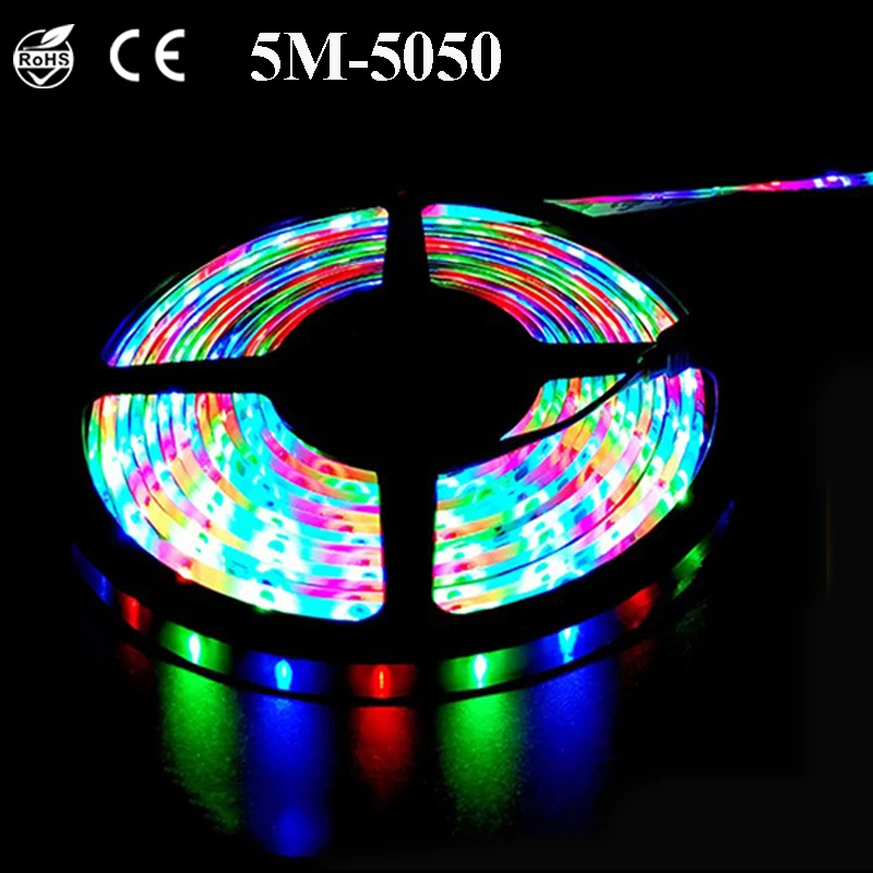 Waterproof Led Strip RGB Tape Neon Light DC 12V 5050 Led TV Backlight