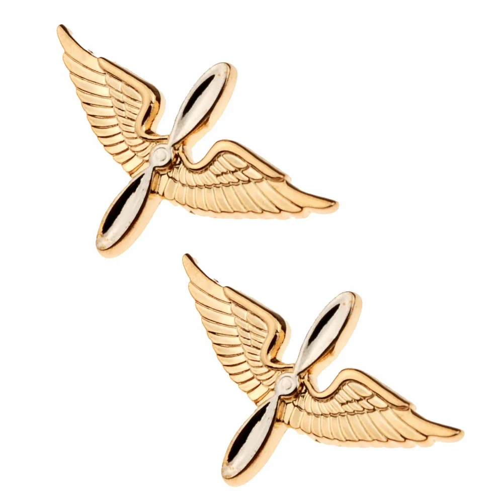 

PAIR OF US U.S. AIR FORCE AVIATION WINGS METAL BADGES