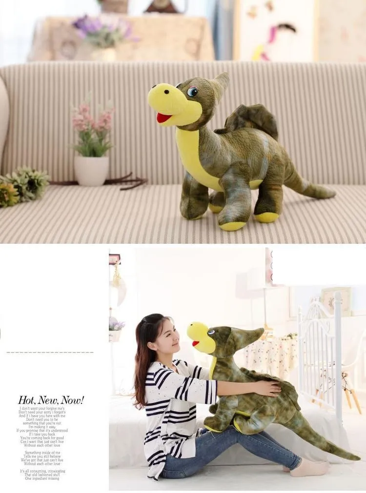 Милые тираннозавр рекс драконы longnecked динозавра трицератопса динозавров кукла плюшевые игрушки для детей подарок на день рождения Обувь
