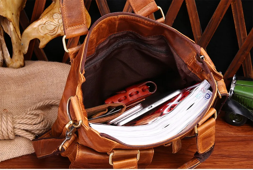 JOYIR мужской портфель из натуральной кожи, мужская кожаная деловая офисная сумка для ноутбука, мужская сумка-мессенджер, Сумка через плечо, сумки