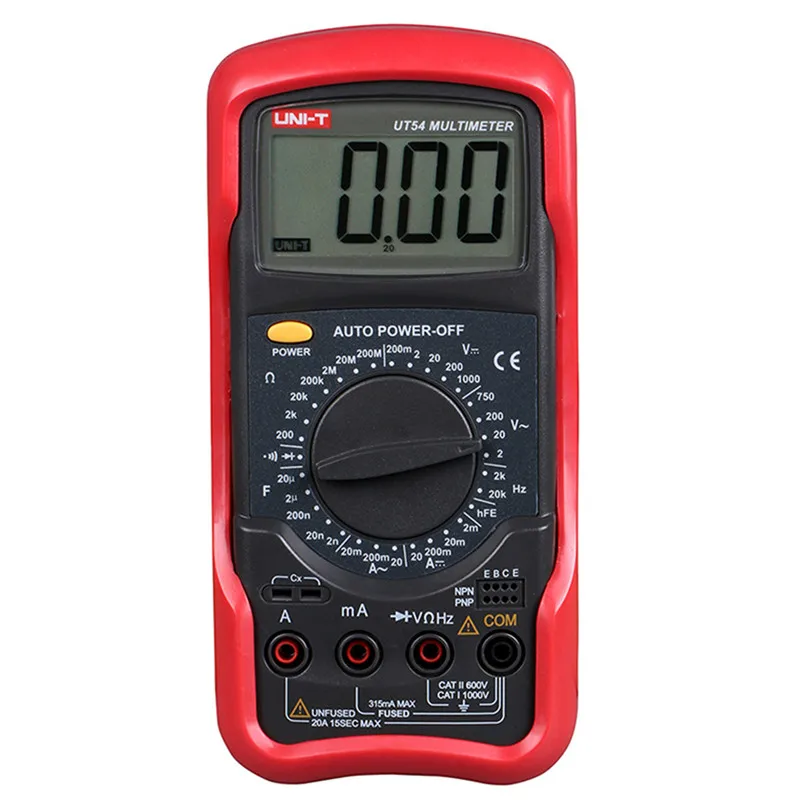 

UNI-T Multitester UT54 Standard DMM Digital Multimeters W/ Frequency Test Electric Multimetro LCR Meter Ammeter Analog