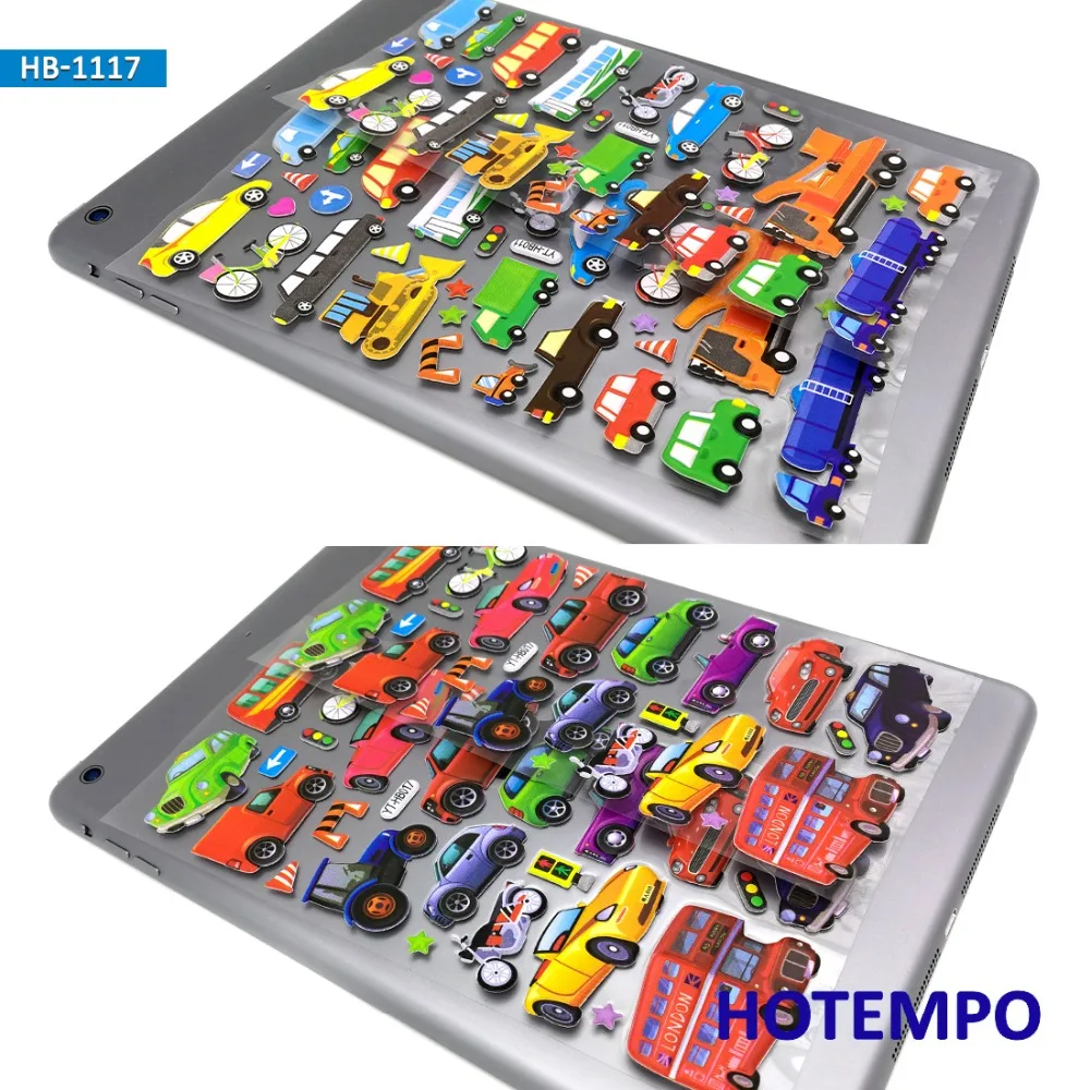 3D Foam Cartoon Car Lovely Cute Car Color Kids Stickers DIY Pegatinas Infantiles Pack for Children Scrapbooks Stickers 3D Foam Cartoon Car Lovely Cute Car Color Kids Stickers DIY Pegatinas Infantiles Pack for Children Scrapbooks Stickers