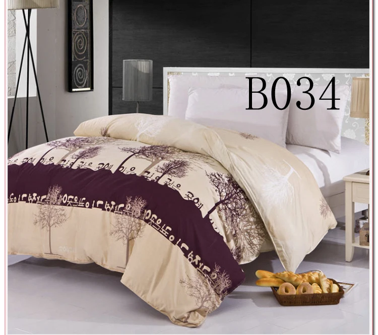 Твин Полный Королева 1 шт. полиэфирное постельное белье пододеяльник одеяло стеганое одеяло постельное белье бежевое стильное одеяло