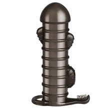 Silicone Penis Up Enlargement Penis Extender Adult Dildo Enlarger Reusable Penis Pump Sleeve Condom Sex Toys for Man Sex Product
