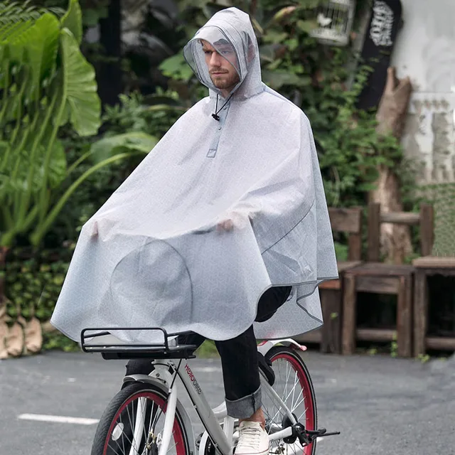 Men Women Fashion Bicycle Raincoats Handbag Impermeable Cycling Poncho Outdoor