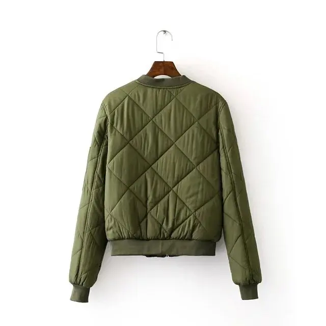 Высокое качество Весна Осень летная армейская зеленая Черная куртка-бомбер женская короткая куртка на молнии и пальто брендовая одежда куртки