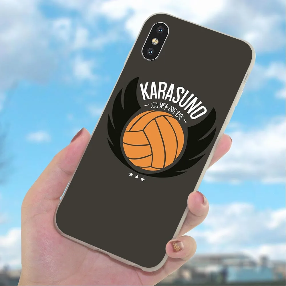 Мягкий ударопрочный чехол для телефона из ТПУ Haikyuu Nekoma iPhone 6 7 XR X 8 Plus 5 6S SE Xs Max 11