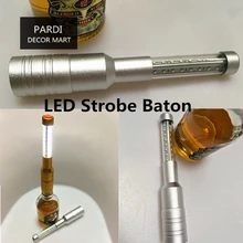 LB01/LB03 Oro Plata botella intermitente batuta batuta para sparkler botella electrónica LED strobe strobe promoción del club de noche 1 pc/lot