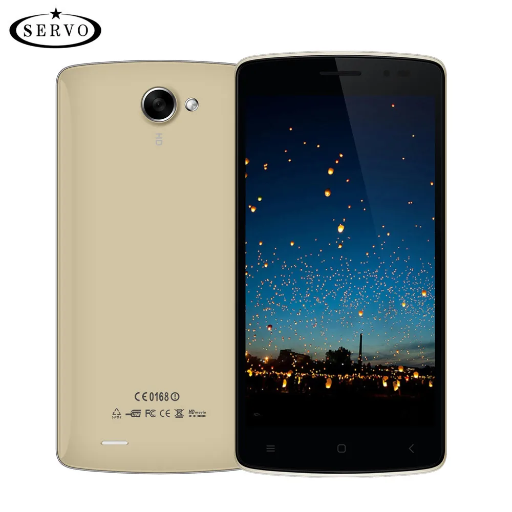 Оригинальный мобильный телефон SERVO Android4.4.2 ips 5 0 дюймов rom 4G четырехъядерный 1 3 GHz
