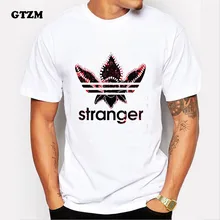 GTZM T Shirt Fashion Stranger Things Men Tshirt 2017 Cotton Short Sleeve Tops Tees for Male