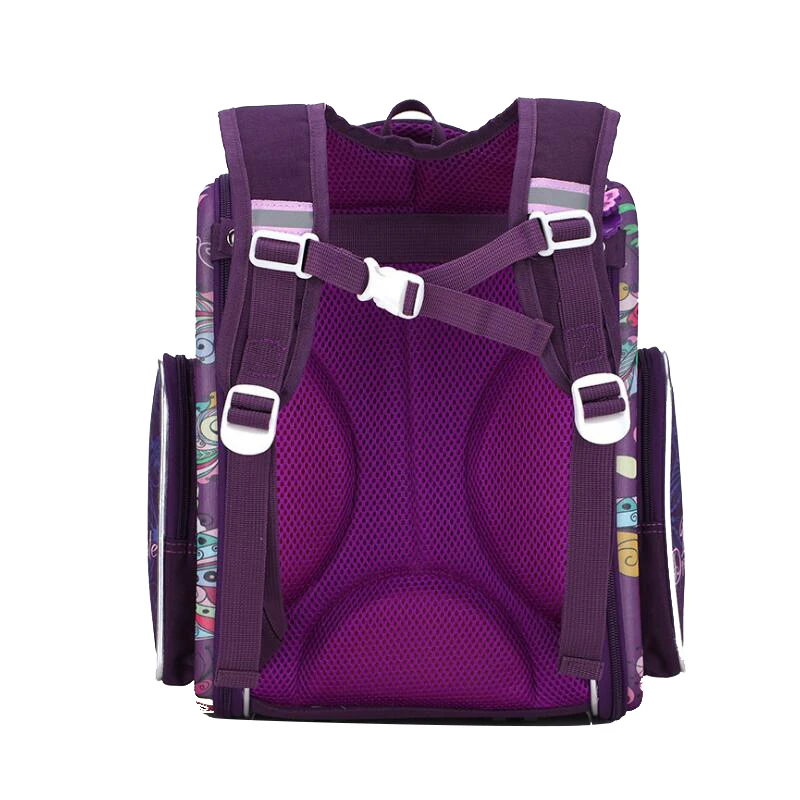 2019 nuevos bolsos escolares para niñas mochilas impermeables ortopédicas niños púrpura mariposa libro bolsa plegable mochila 2019 nuevos bolsos escolares para niñas mochilas impermeables ortopédicas niños púrpura mariposa libro bolsa plegable mochila