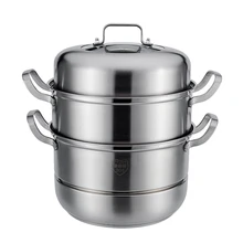 3 слоя кухонная посуда кипятильный Пароход Плита паром горшки паровой горшок кипятильный нержавеющей стали s горячий горшок плита стальная Пароварка горшок