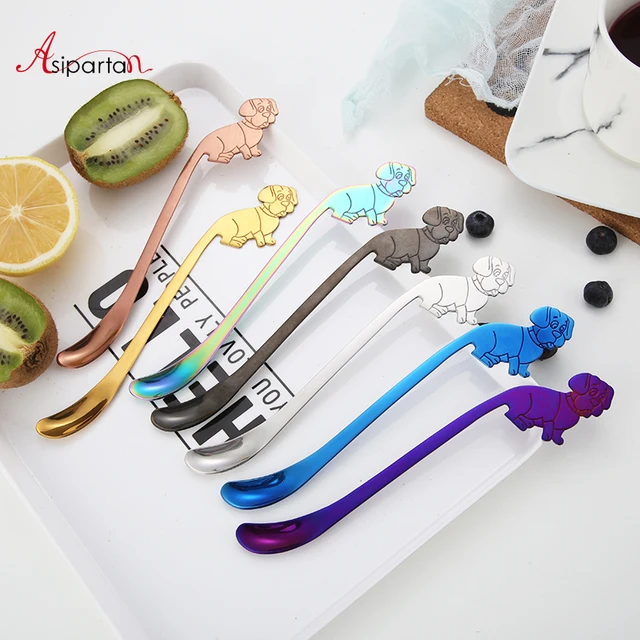 Cheap Asipartan Stainless Steel Long Handle Cocktail Stirring Spoon Cute Dog Shape Coffee Scoops Dessert Drink Tea Spoon Bar Cafe Tool Cheap Asipartan Stainless Steel Long Handle Cocktail Stirring Spoon Cute Dog Shape Coffee Scoops Dessert Drink Tea Spoon Bar Cafe Tool