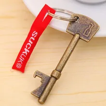 Бутылки Открывалки ключ Форма открывалка для бутылок Сталь бронзовый брелок открывалка для бутылок