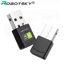 600 Мбит/с USB WiFi адаптер двухдиапазонный беспроводной Wi-Fi ключ приемник сетевая карта Lan адаптер для компьютера