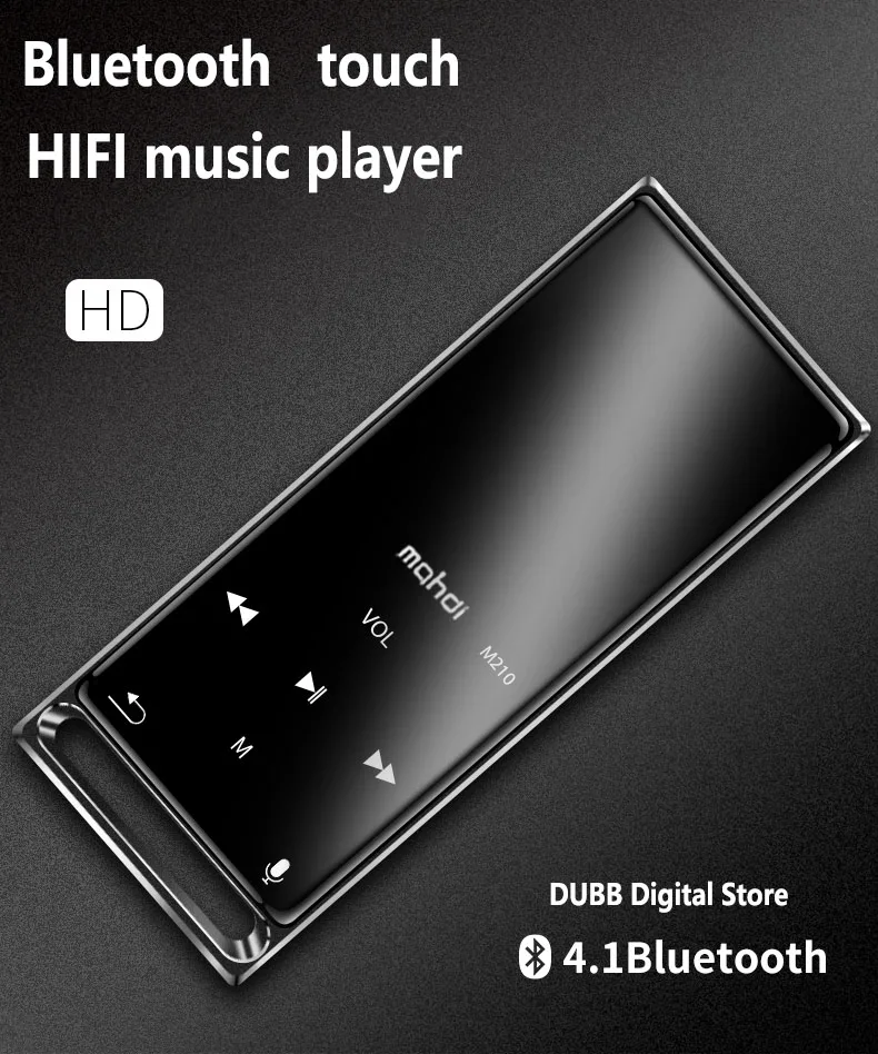 Bluetooth 4,1 mp3-плеер с сенсорной клавишей ультра тонкий 8 ГБ/16 ГБ MP3 музыкальный плеер 1,8 дюймов цветной экран без потерь звук с FM Электронная книга