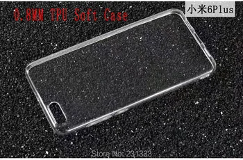 

0.8mm Soft TPU Clear Case For LG K4 2017 K10 2017 Xiaomi 6 PLUS 6plus Mi6 M6 Xiaomi6 Cell phone Transparent Skin Cover 100pcs