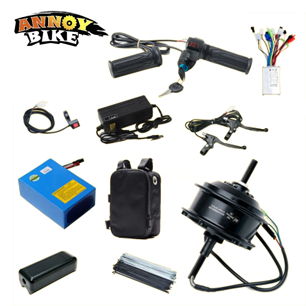 

E BIKE36V 250W Gear Motor Wheel Electric Bike Kit Electric Bicycle Conversion Kit for 20 24 26 700C 28 29in Front Rear Wheel