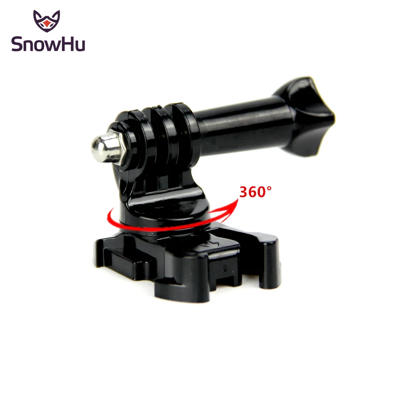 SnowHu для Go pro 7 аксессуары вращающаяся на 360 градусов J образная пряжка адаптер GoPro