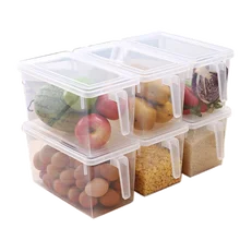 Кухня прозрачный PP коробка для хранения зерна бобы герметичная коробка Домашний Органайзер пищевой контейнер-холодильник коробки для хранения mx4231550