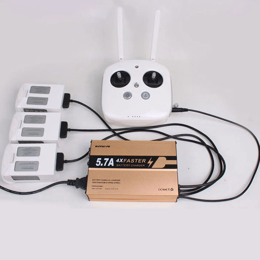 Brand New RC Drone DJI Phantom 4 Battery Multi Charger For Phantom 4