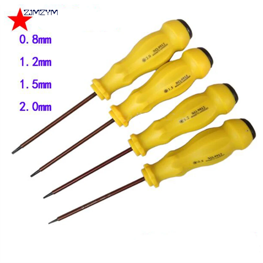 

wholesale 5PC/set 0.8MM\1.2MM\1.5MM\2.0MM star-shaped screwdriver repair disassemble tools for mobile phone