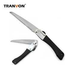 TRANVON, Складная ручная пила, ножовка, садовые инструменты для деревообработки, Складная ручная пила, обрезка, инструменты для обрезки