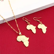 Эфиопские, африканские ювелирные изделия с дизайном «карта» комплекты золото Цвет Ювелирные наборы крупное колье серьги кулон сумочка нового стиля для свадьбы в африканском стиле