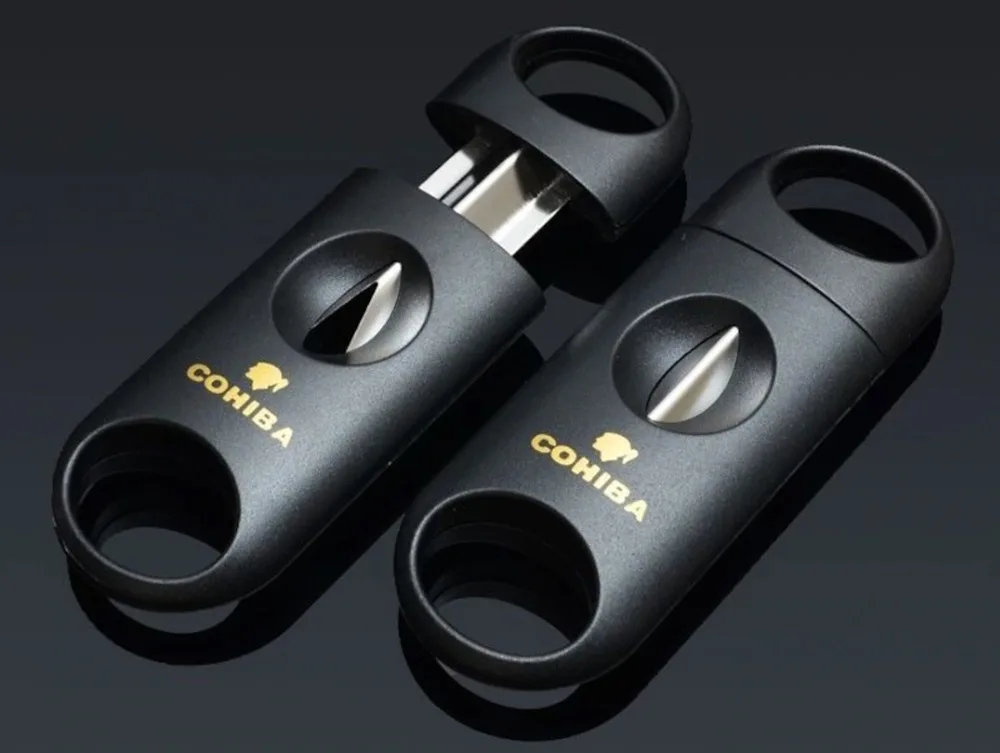 Набор аксессуаров для сигар COHIBA металлический резак с v образной формой