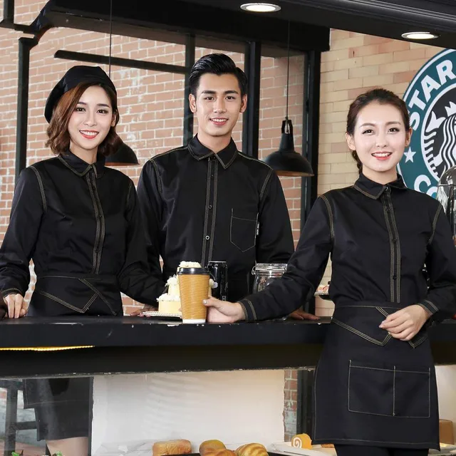 new design male and female models catering waiter 2017 hotel catering waiter