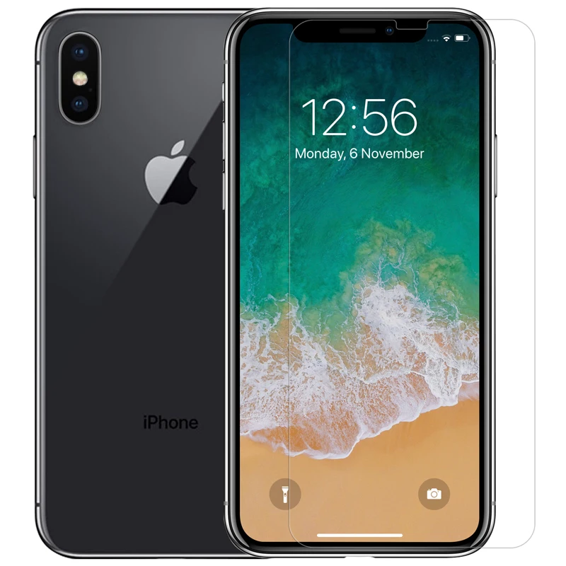  9 H HD Gehärtetem Glas Für iPhone Xs Max XR Nillkin H + Pro 02mm Transparenter Schirm-schutz Für iP