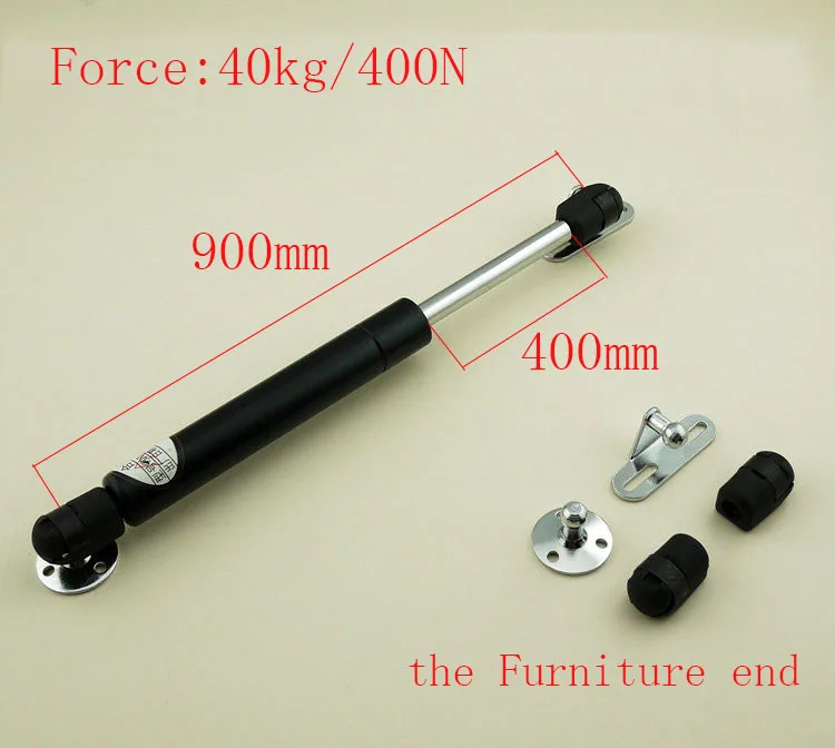 

Free shipping 900mm central distance, 400mm stroke, pneumatic Auto Gas Spring, Lift Prop Gas Spring Damper the Furniture end