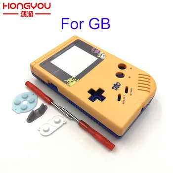

Yellow and blue Game Replacement Case Plastic Shell Cover for Nintendo GB for Gameboy Classic Console Case housing