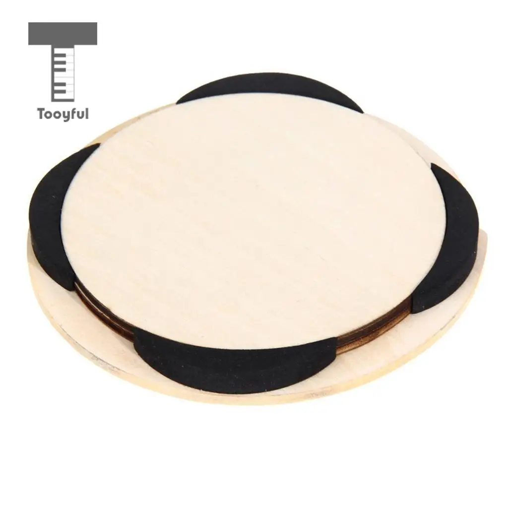 Tooyful Wood Acoustic Guitar Soundhole Cover Feedback Buster for 40'' 41'' Guitar Parts Accessories