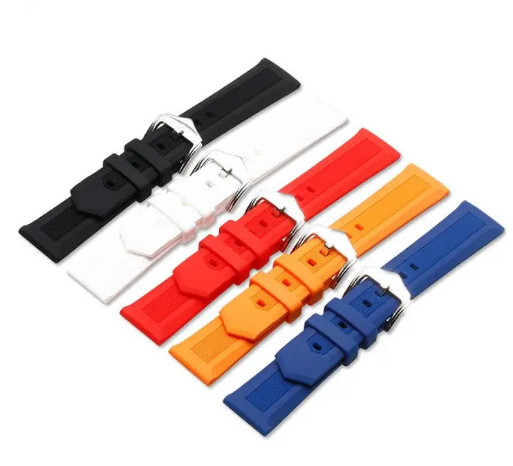 Watchbands Strap bracelets waterproof Soft Silicone Rubber Watch bands