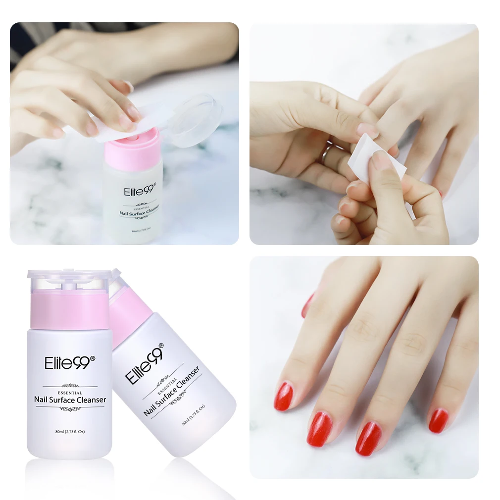 Elite99 UV Nail Polish Nail Remover Liquid For Removing Gel Manicure Nails Remover Tools Nail Art 80ml Elite99 UV Nail Polish Nail Remover Liquid For Removing Gel Manicure Nails Remover Tools Nail Art 80ml